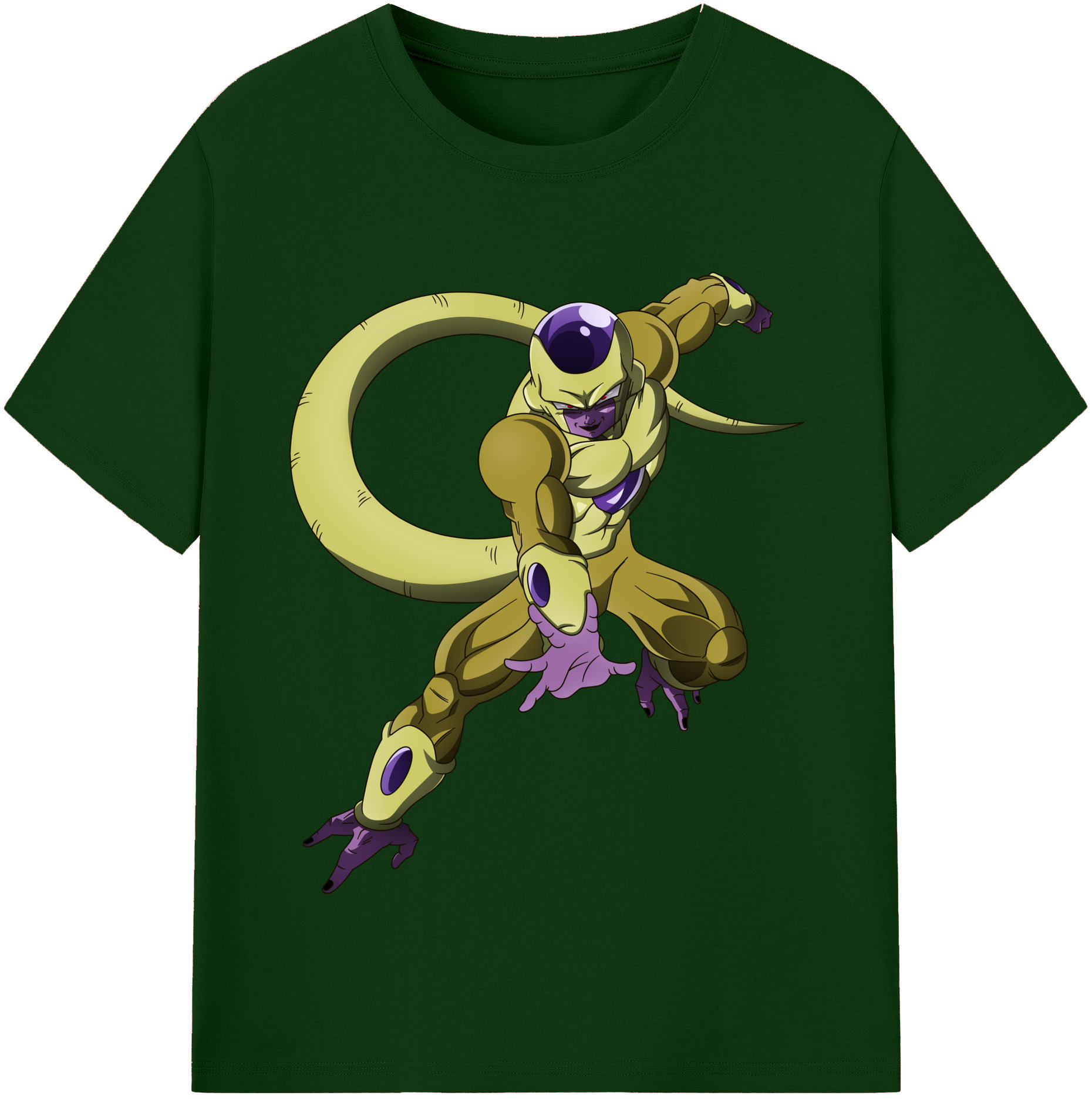 （画像用） ドラゴンボール フリーザ DRAGON BALL Frieza 綿100％半袖Tシャツ（フロントプリント）